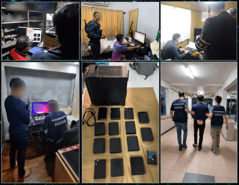 捜査の様子（報道発表資料より）