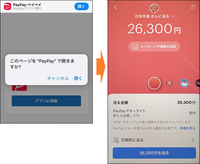 フィッシング対策協議会の緊急情報より。誘導先の画面の例