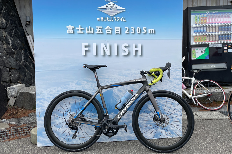 バイクは昨年と同じオルベア。ただし今年は足まわりを軽量化したい