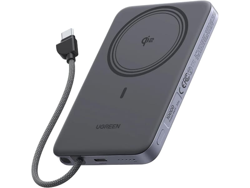 UGREEN Airモバイルバッテリー PB570（10000mAh・ダークグレー）