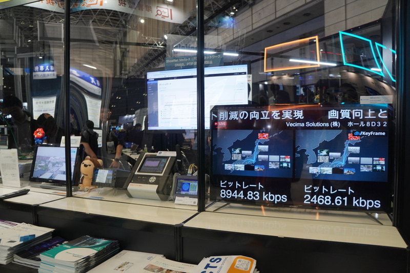 映像の配信や制作の実験（「Interop Tokyo 2025」より）