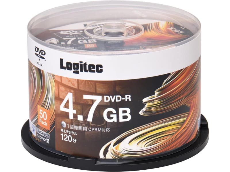 ロジテックダイレクト DVD-R LM-DR47VWS50W