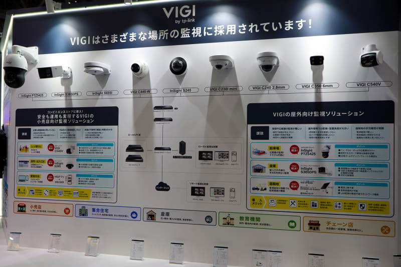 法人向けネットワークカメラ「VIGI」シリーズ