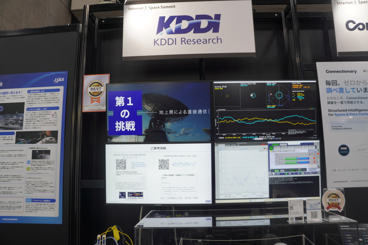 株式会社KDDI総合研究所のブース