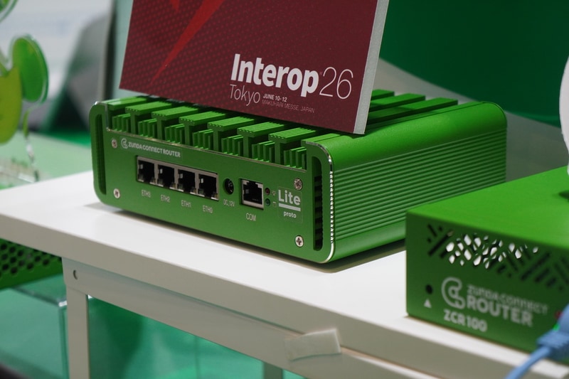 「ZUNDA CONNECT ROUTER LITE」（試作機）