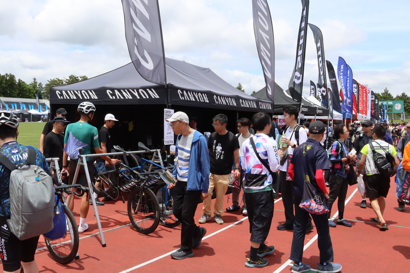 CANYONなど他にも多くの試乗車が用意されていた