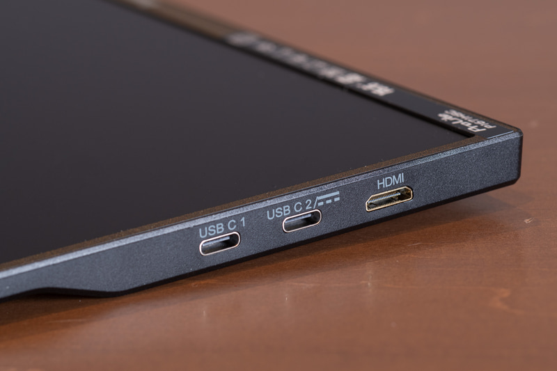 USB Type-Cでの接続の他にMini HDMIを使った映像入力も可能