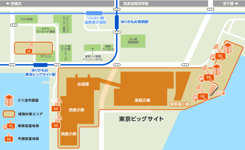 KDDIの基地局設置イメージ