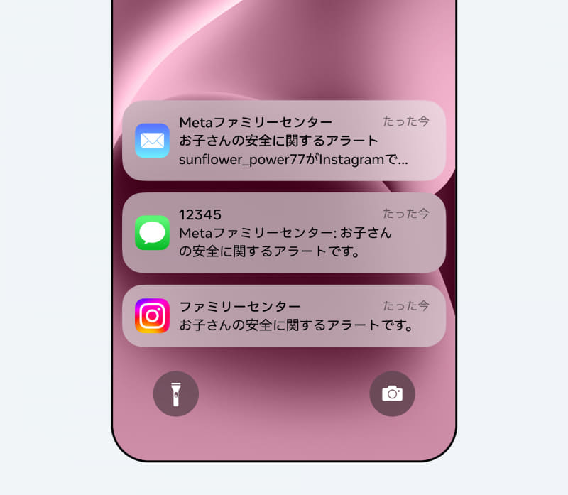 保護者への通知例