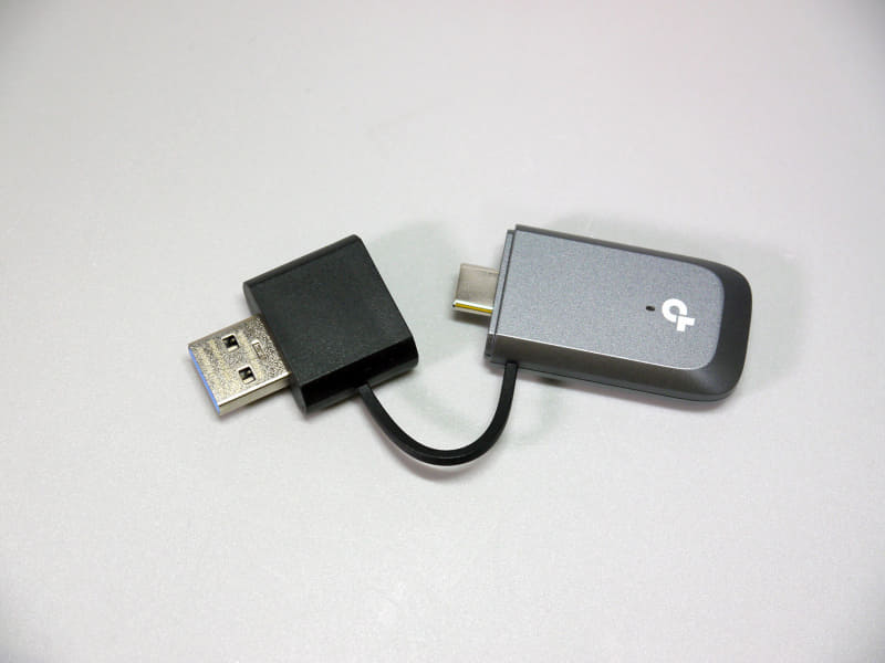 デュアルコネクタ構造で、USB Type-CとUSB Type-Aのどちらでもつながる