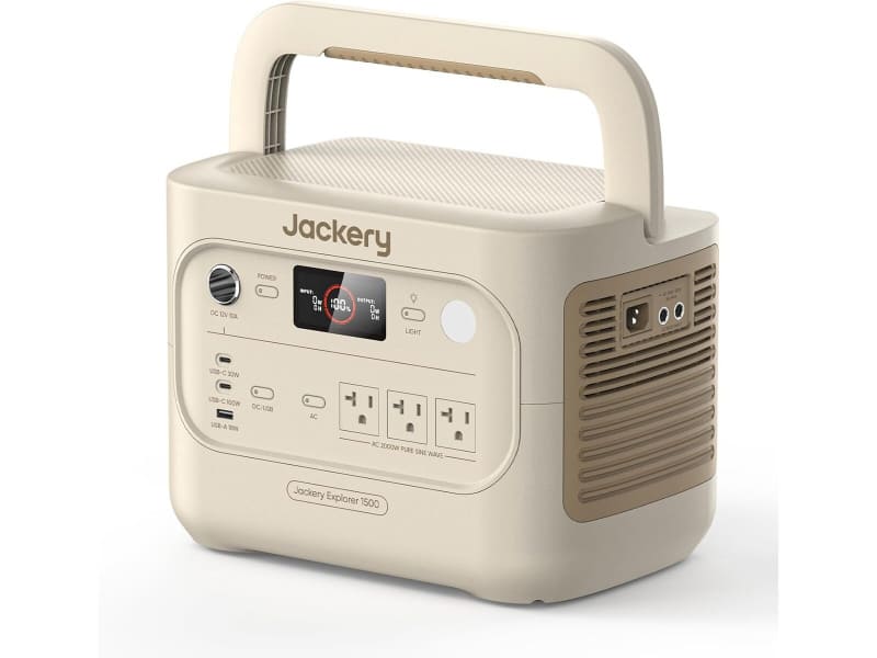 Jackery ポータブル電源 1500 New（サンドゴールド）