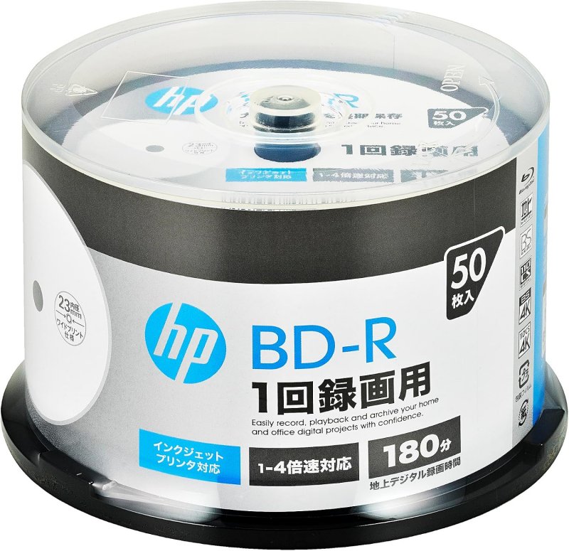ヒューレット・パッカード BD-R 25GB×50枚