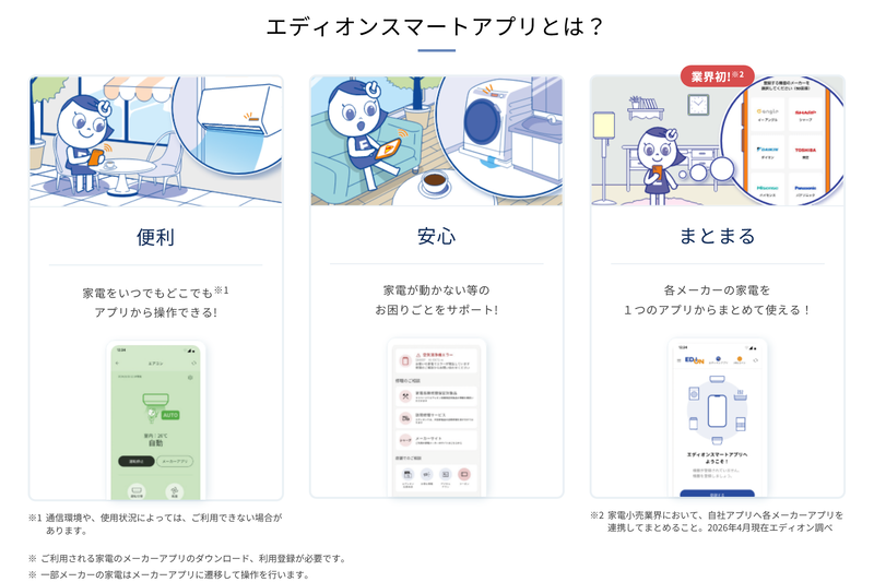 <a href="https://smartapp.edion.com/index.html" class="strong bn" target="_blank">「エディオンスマートアプリ サポートサイト」</a>