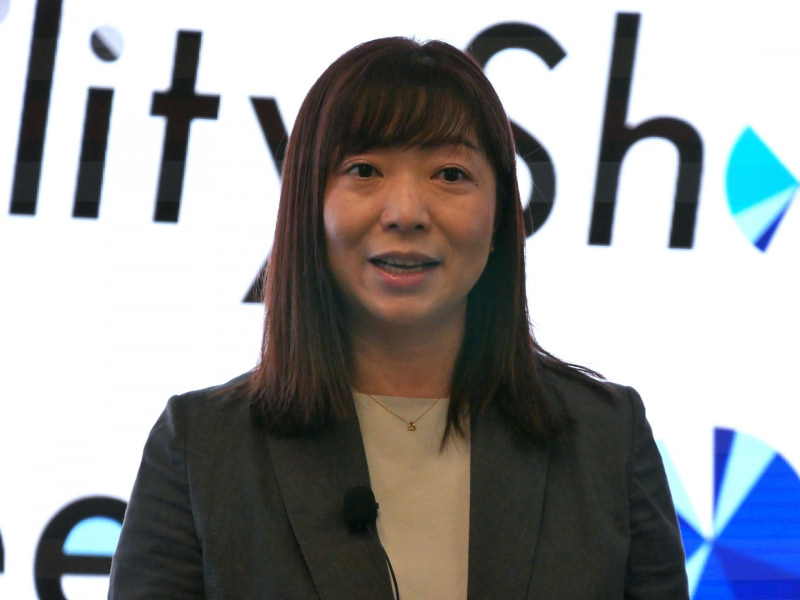 一般社団法人日本自動車工業会の新田梢氏（モビリティショー委員会 ショー広報部会長）