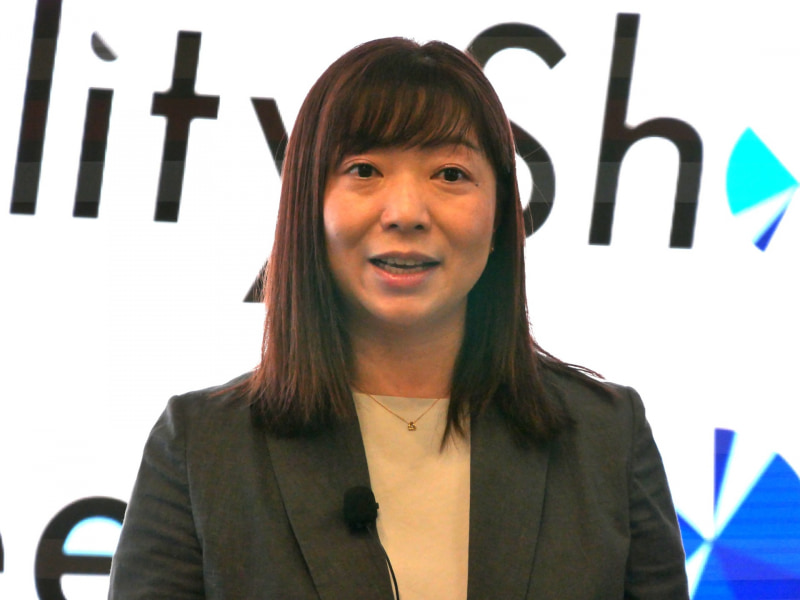一般社団法人日本自動車工業会の新田梢氏（モビリティショー委員会 ショー広報部会長）
