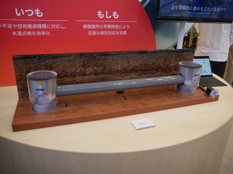 上水道漏水検知システム