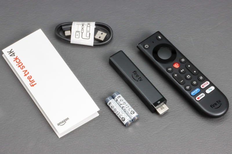 Fire TV Stick 4K（第3世代）のセット内容