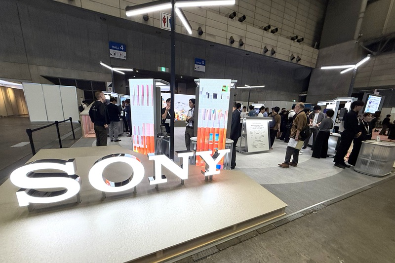 「CEATEC 2026」のソニーグループブースの様子