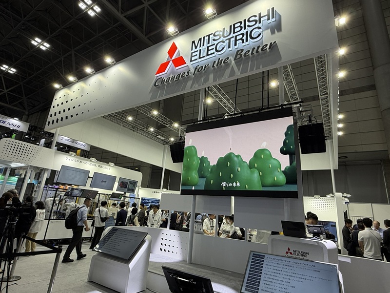 「CEATEC 2026」の三菱電機グループのブース