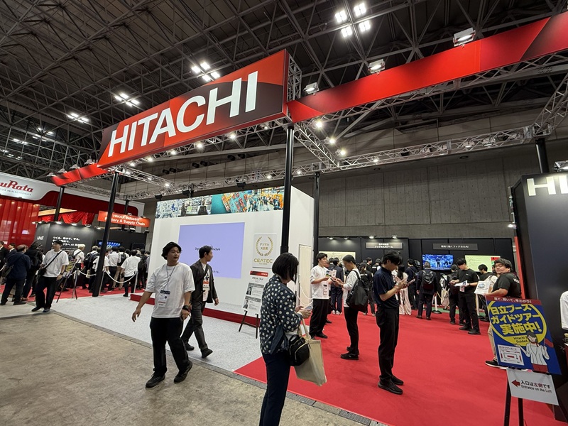 「CEATEC 2026」の日立製作所のブース