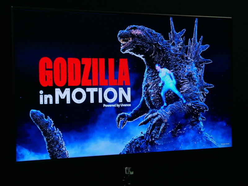 富士通ブースの「GODZILLA in Motion」