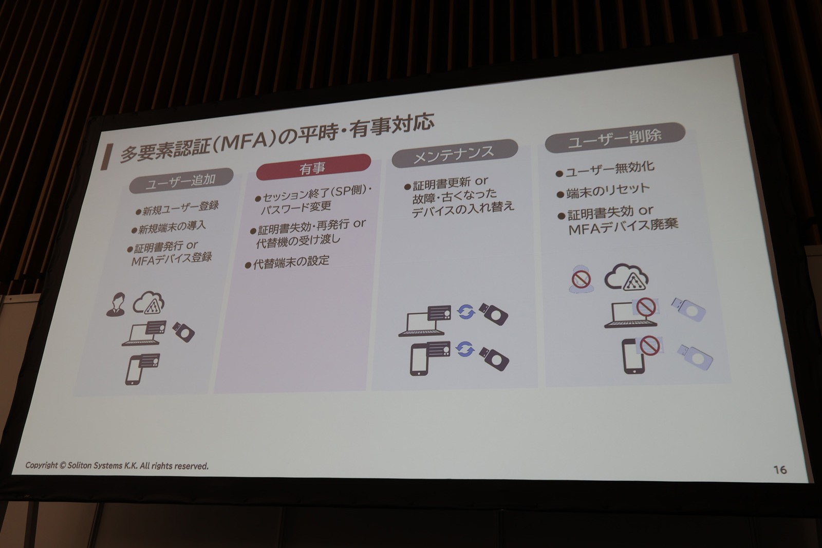 “有事”対応も、運用の重要なファクター