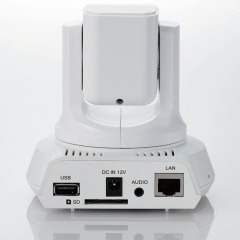 ELECOM NCC-EWNP100WH Wi-Fiネットワークカメラ 2台ST パンチルト式快速Wi-Fiナイトビジョンネットワークカメラ - NCC-EWNP100WH