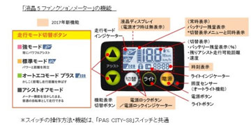 ヤマハ、大容量15.4Ahのバッテリーを搭載した長距離走行向きの電動