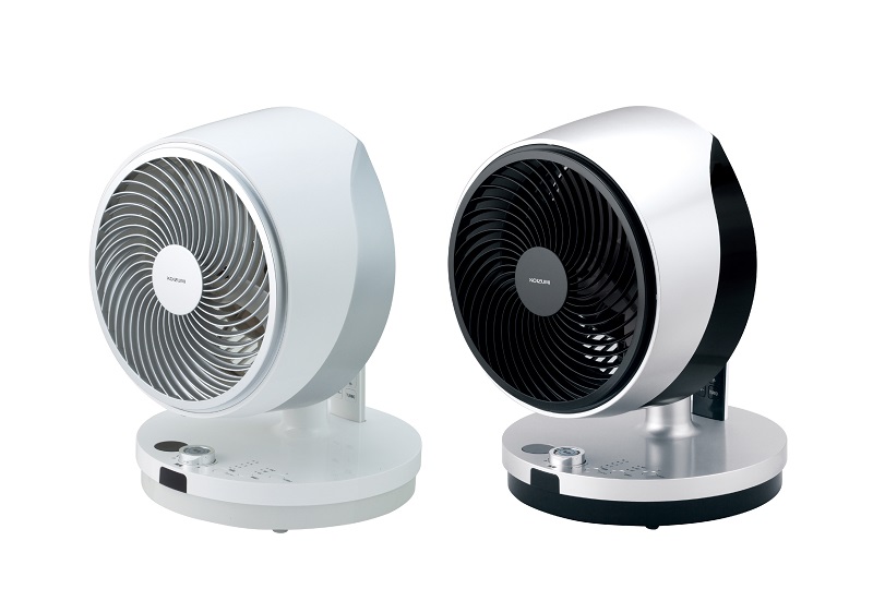 「コードレスマルチファン KCF-2371」。カラーはホワイトとシルバー