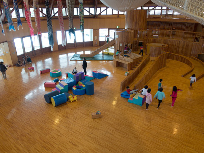 上から見た図。色々な遊具があって楽しすぎる