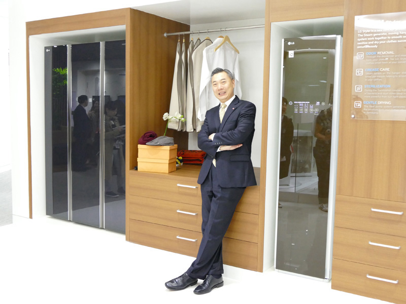LG StylerのBtoB部門の責任者であり、LG Electronicsの役員を務めるイム・サンム氏