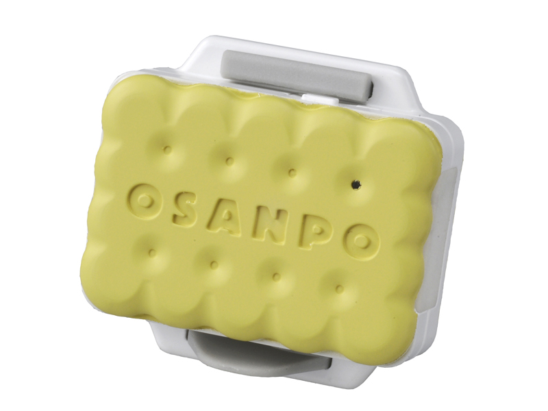 ビスケット型のデザインを採用する