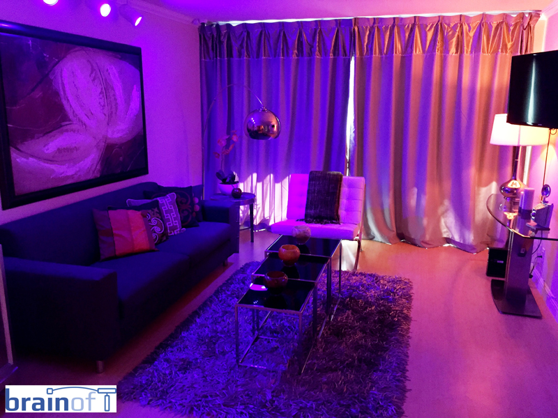 フィリップスのLED照明「Hue」とも連携している