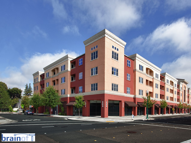 アメリカシリコンバレーにあるウルフ不動産のアパート