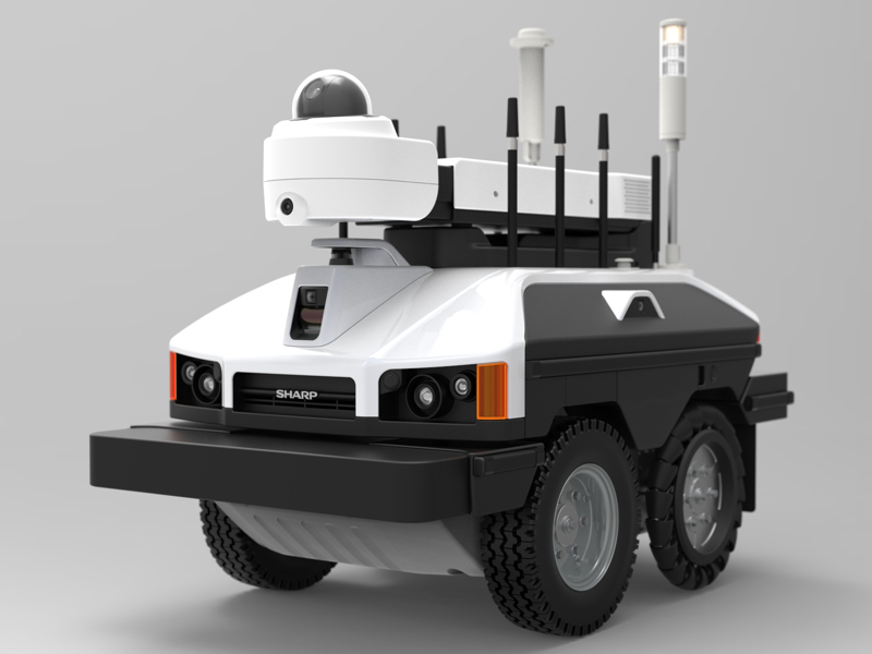 屋外自律走行監視ロボット「SV-S500」