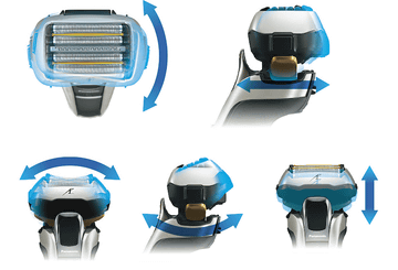 パナソニック・ラムダッシュ シェーバー パナソニック、ヘッド可動域を広げて肌への密着感をアップさせたメンズ