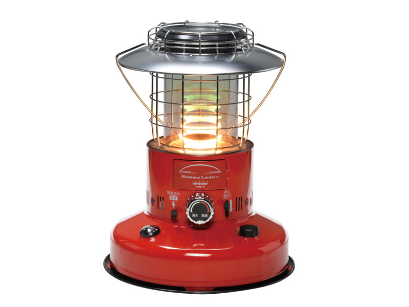 レトロデザインの石油ストーブ、トヨトミ「RL-25F」。暖房器具は、暖かみを感じるレトロデザインとの相性が良い