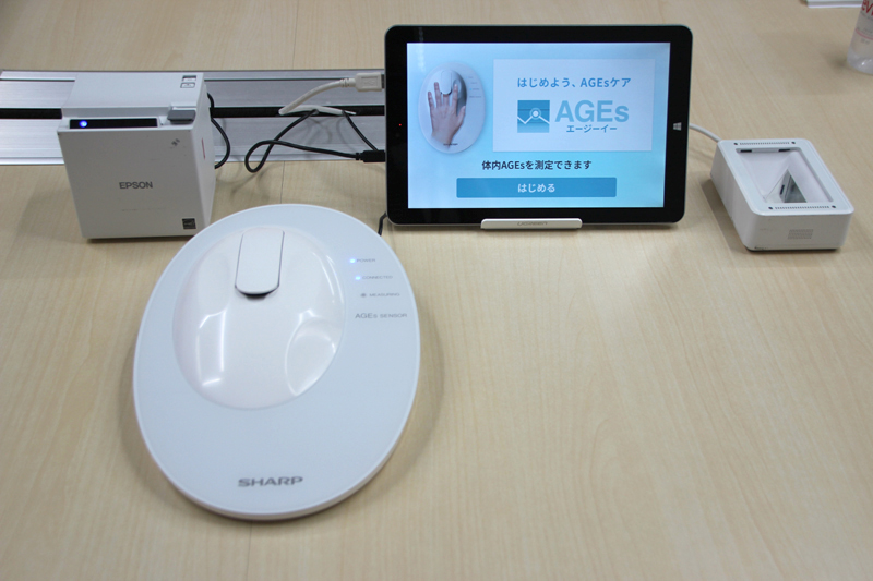 測定機器やプリンターがセットとなる