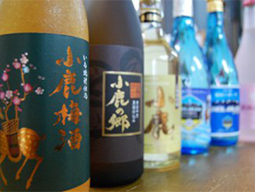 「芋焼酎」をはじめ、かなりの数のお酒が用意されています