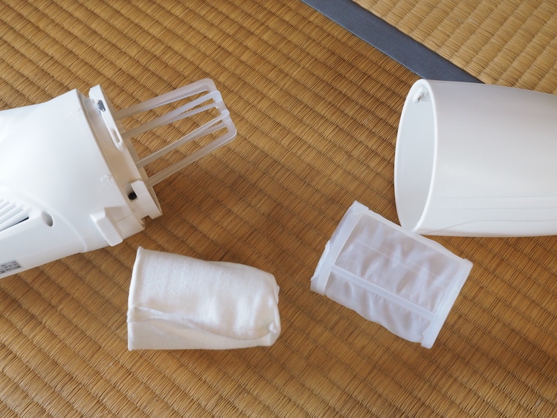 分解したところ