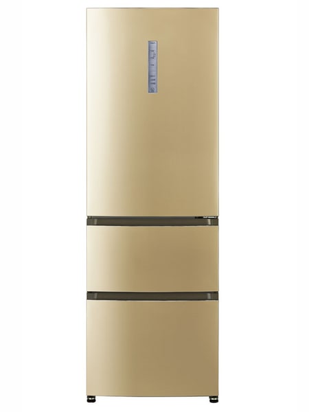 定格内容積320Lで3ドアタイプの「AQR-VT32F」。ライトシャンパン