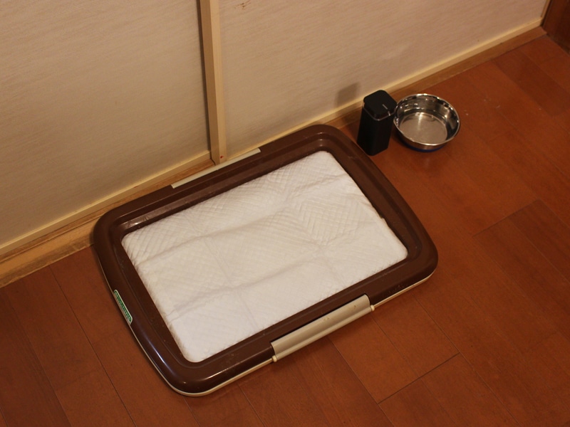 犬のトイレには、半径約60cmの見えない壁をつくる「ヘイローモード」で