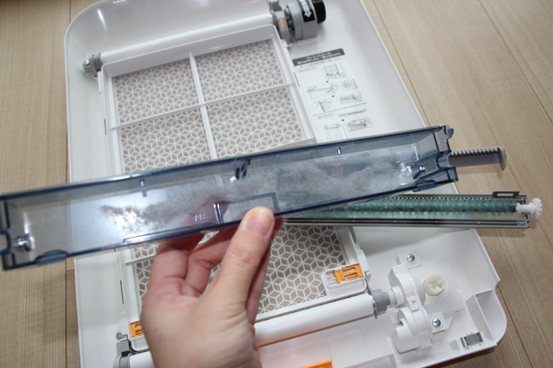 1カ月でダストボックスに溜まったゴミの量。ゴミ捨て頻度は6カ月に1回