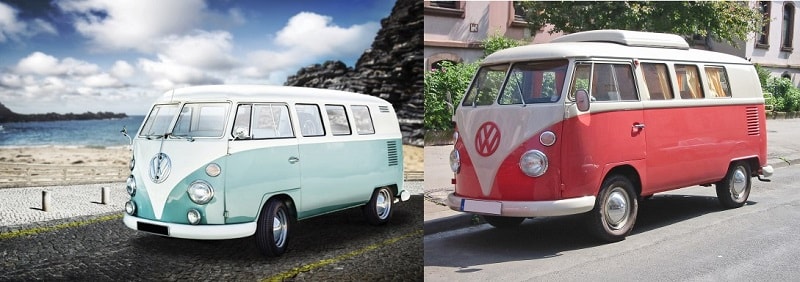 フォルクスワーゲン「VW・タイプII」をモチーフにしている