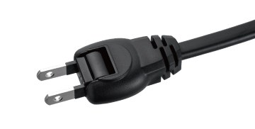 180度スイングするプラグ部