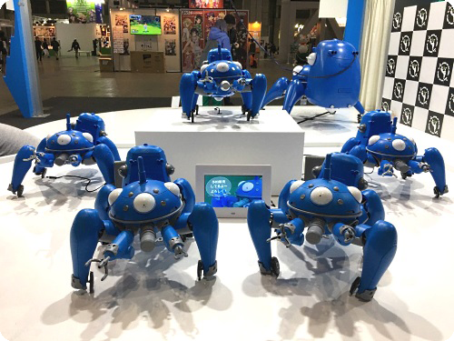 2017年3月に開催された「AnimeJapan 2017」で展示した1/8 タチコマ