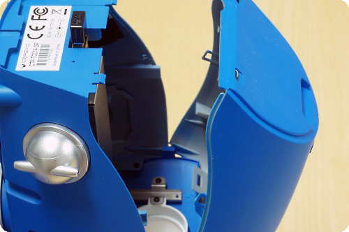 ポッドの内部はほぼ空の状態