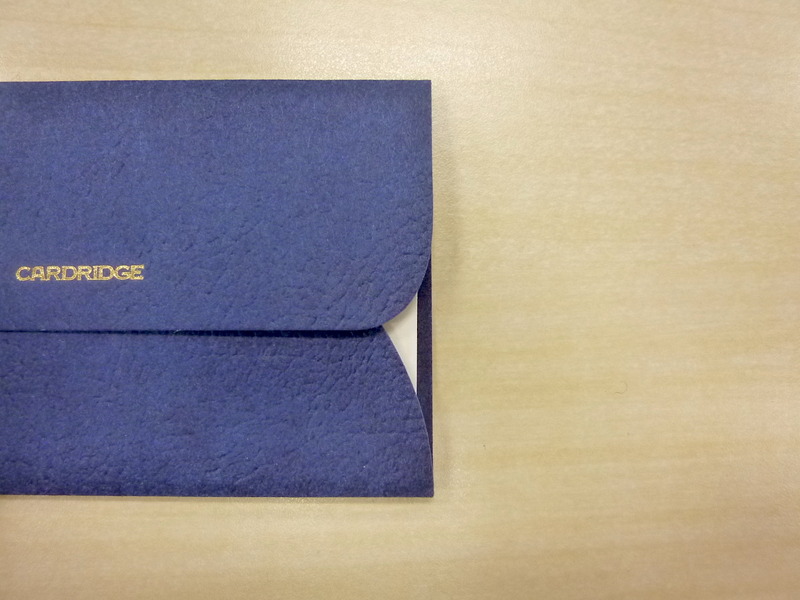 サイドから名刺残数を確認できる