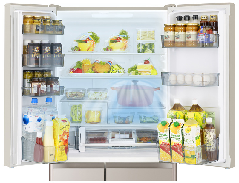 冷蔵室3・4段目で、「サッと急冷却」「低温冷蔵」「オート急冷却」ができる