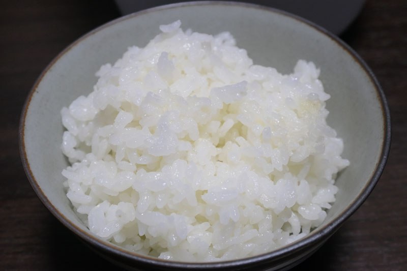 消費電力が210Wと低いこともあり、やや火力不足の食感だった。水分量と浸水でフォローしたい